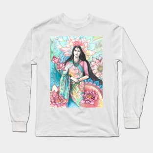 Lotus Flower Long Sleeve T-Shirt